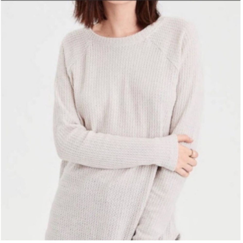 AE Waffle Knit Pullover